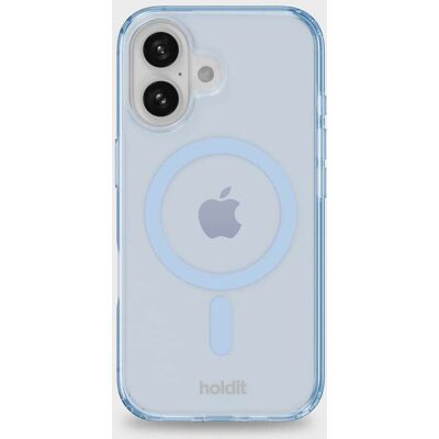 Holdit Phone Case Transparent Magsafe Compatible Mineral Blue iPhone 16 unisex Holdit Phone Case Transparent Magsafe Compatible Mineral Blue iPhone 16 unisex