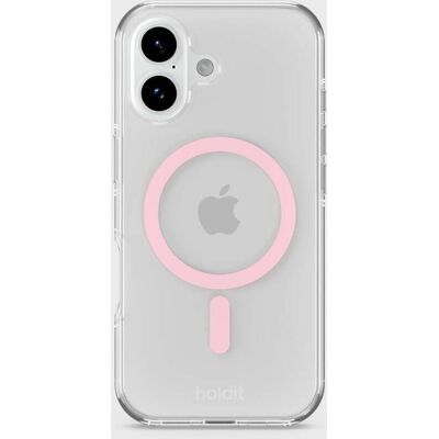 Holdit Phone Case Transparent Magsafe Compatible Pink/Transparent iPhone 17 unisex Holdit Phone Case Transparent Magsafe Compatible Pink/Transparent iPhone 17 unisex