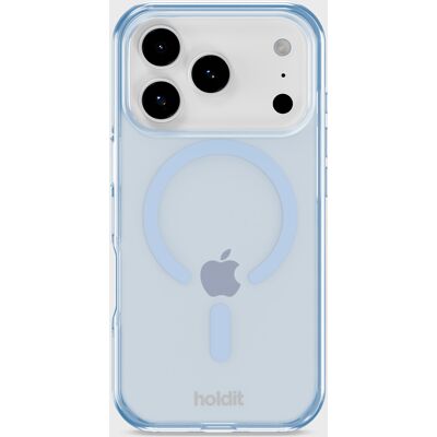 Holdit Phone Case Transparent Magsafe Compatible Mineral Blue iPhone 17 Pro unisex Holdit Phone Case Transparent Magsafe Compatible Mineral Blue iPhone 17 Pro unisex