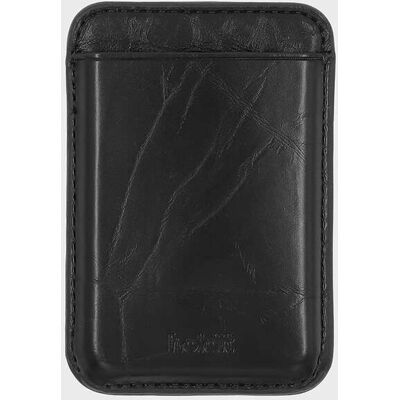 Holdit Black Crinkle Card Holder Magsafe Compatible unisex Holdit Black Crinkle Card Holder Magsafe Compatible unisex