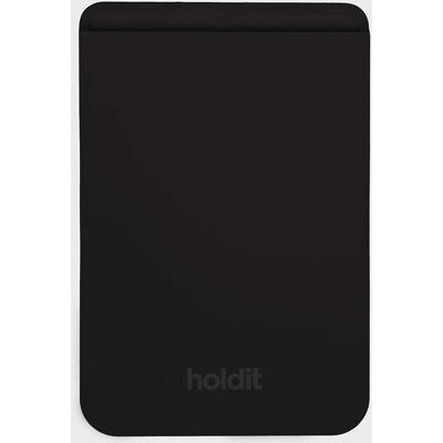 Holdit Black Card Holder Silicone Magsafe Compatible unisex Holdit Black Card Holder Silicone Magsafe Compatible unisex