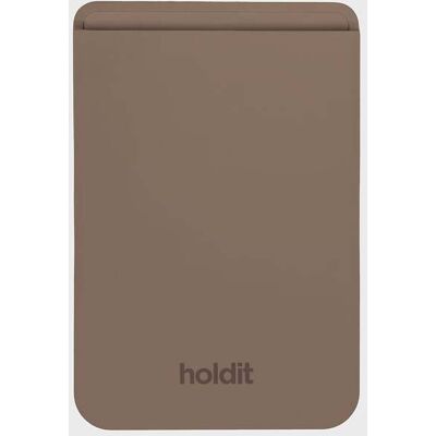 Holdit Mocha Brown Card Holder Silicone Magsafe Compatible unisex Holdit Mocha Brown Card Holder Silicone Magsafe Compatible unisex