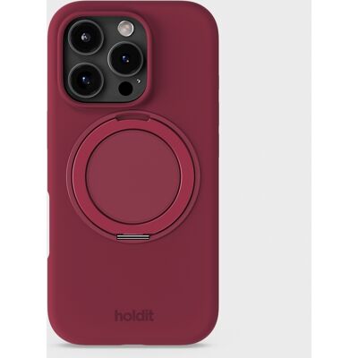 Holdit Silicone Stand Case Red Velvet iPhone 16 Pro unisex Holdit Silicone Stand Case Red Velvet iPhone 16 Pro unisex