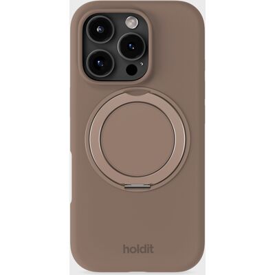 Holdit Silicone Stand Case Mocha Brown iPhone 16 Pro Max unisex Holdit Silicone Stand Case Mocha Brown iPhone 16 Pro Max unisex
