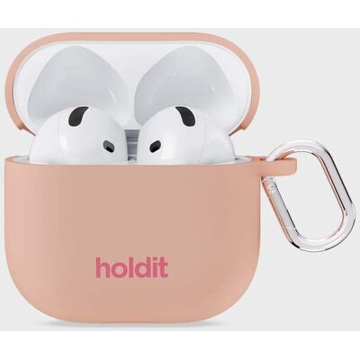 Holdit Silicone Case Solid Bare Pink Airpods 4 unisex Holdit Silicone Case Solid Bare Pink Airpods 4 unisex