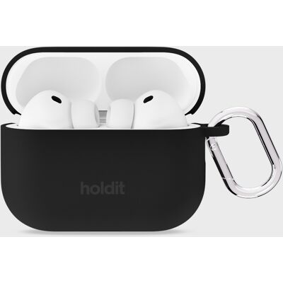 Holdit Silicone Case Solid Black AirPods Pro 3 unisex Holdit Silicone Case Solid Black AirPods Pro 3 unisex