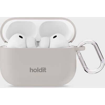 Holdit Silicone Case Solid Wool Gray AirPods Pro 3 unisex Holdit Silicone Case Solid Wool Gray AirPods Pro 3 unisex