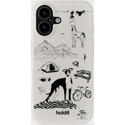 Holdit Phone Case Graphic MagSafe Compatible Wool Gray iPhone 16 unisex Holdit Phone Case Graphic MagSafe Compatible Wool Gray iPhone 16 unisex