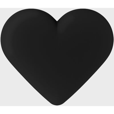 Holdit Black Heart Silicone Sticker unisex Holdit Black Heart Silicone Sticker unisex