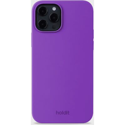 Holdit Bright Purple Silikonikuori iPhone 12/12 Pro - Nainen Holdit Bright Purple Silikonikuori iPhone 12/12 Pro - Nainen