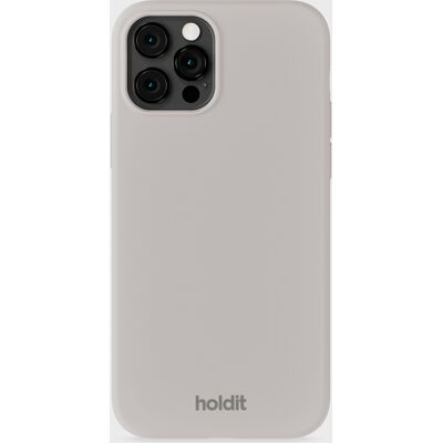 Holdit Phone Case Silicone Wool Gray iPhone 12 unisex Holdit Phone Case Silicone Wool Gray iPhone 12 unisex