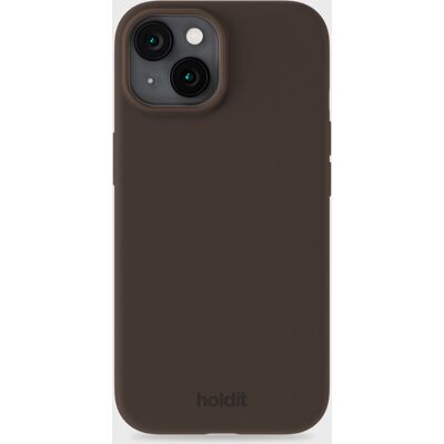 Holdit iPhone 15 Pehmeä Kosketus Silikoni Kotelo - Suklaa Holdit iPhone 15 Pehmeä Kosketus Silikoni Kotelo - Suklaa