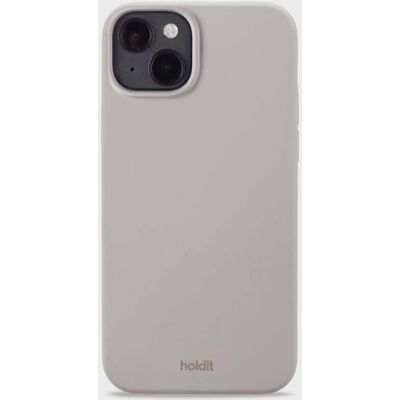 Holdit silikonikuori iPhone 15 Plus - Taupe Holdit silikonikuori iPhone 15 Plus - Taupe