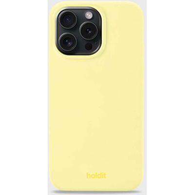 Holdit Silikoninen Takakansi Gelb iPhone 15 Pro Max - Puhelimen Kuori Holdit Silikoninen Takakansi Gelb iPhone 15 Pro Max - Puhelimen Kuori