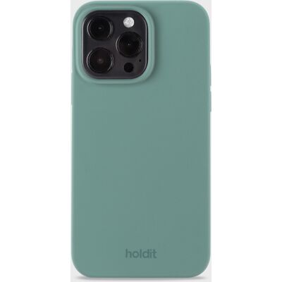 Apple iPhone 15 Pro Max Silikonikasetti - Moss Green Apple iPhone 15 Pro Max Silikonikasetti - Moss Green