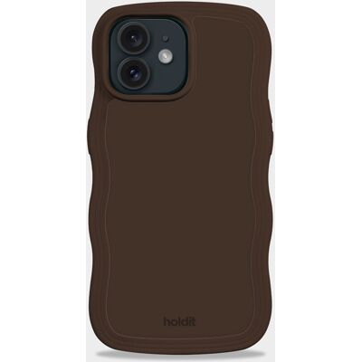 Holdit aaltoileva suojakuori iPhone 12 / 12 Pro - Suklaa Holdit aaltoileva suojakuori iPhone 12 / 12 Pro - Suklaa