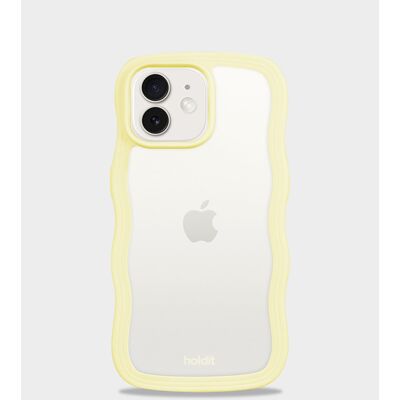 Holdit aaltoileva suojakuori iPhone 12 / 12 Pro - Lemonade / Läpinäkyvä Holdit aaltoileva suojakuori iPhone 12 / 12 Pro - Lemonade / Läpinäkyvä