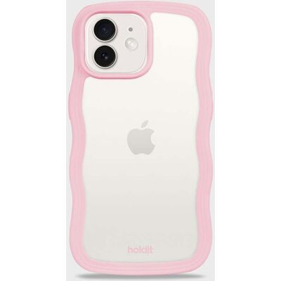 Holdit iPhone 12 / 12 Pro Wavy Pink - Puhelinkuori Holdit iPhone 12 / 12 Pro Wavy Pink - Puhelinkuori