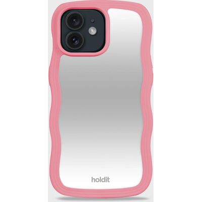 Holdit Wavy Case Rouge Pink/Mirror iPhone 12 unisex Holdit Wavy Case Rouge Pink/Mirror iPhone 12 unisex