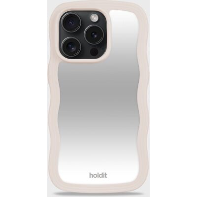 Holdit iPhone 15 Pro Aaltoileva Vaaleanbeige Suojakuori - Ympäristöystävällinen, Iskun- ja naarmuuntumisen suoja Holdit iPhone 15 Pro Aaltoileva Vaaleanbeige Suojakuori - Ympäristöystävällinen, Iskun- ja naarmuuntumisen suoja