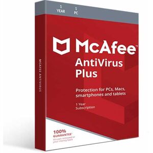 McAfee AntiVirus plus 1 vuosi