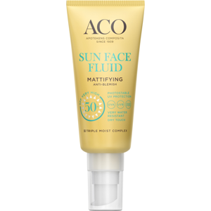 Aco Sun Face Ultra Light SPF 50 - Auringon suoja kasvoille normaalille/sekaiholle Aco Sun Face Ultra Light SPF 50 - Auringon suoja kasvoille normaalille/sekaiholle