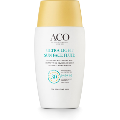ACO Sun Face Ultra Light Fluid SPF 30 40 ml ACO Sun Face Ultra Light Fluid SPF 30 40 ml
