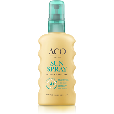 Aco Auringonsuojasuihke SPF 50+ Hajusteeton - Aurinkosuoja Aco Auringonsuojasuihke SPF 50+ Hajusteeton - Aurinkosuoja