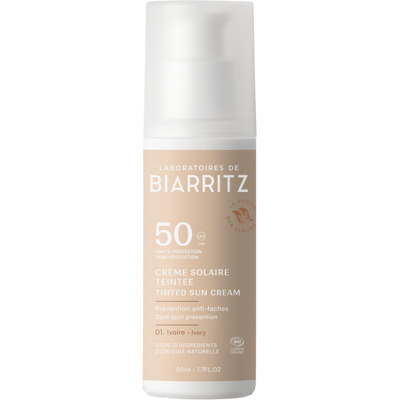 Laboratoires de Biarritz SPF50 Sävyttävä aurinkovoide - Aurinkovoide Laboratoires de Biarritz SPF50 Sävyttävä aurinkovoide - Aurinkovoide