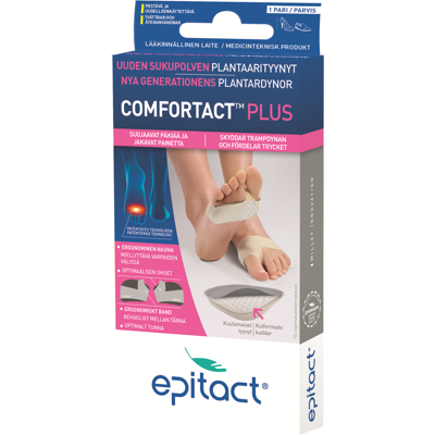 EPITACT Uuden sukupolven plantaarityyny - S 2 kpl EPITACT Uuden sukupolven plantaarityyny - S 2 kpl