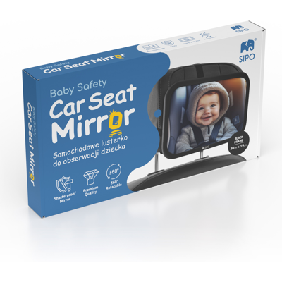 SIPO Baby Car Seat Mirror takapenkin peili 1 kpl SIPO Baby Car Seat Mirror takapenkin peili 1 kpl