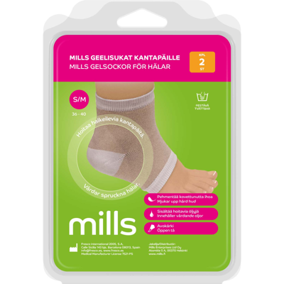 Mills Geelisukat kantapäille - S/M - Sukat Mills Geelisukat kantapäille - S/M - Sukat