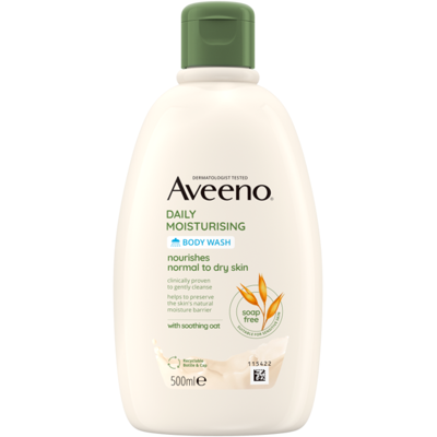 Aveeno Luonnollinen Kauran Kehonpesu - Herkän ihon - 500ml Aveeno Luonnollinen Kauran Kehonpesu - Herkän ihon - 500ml