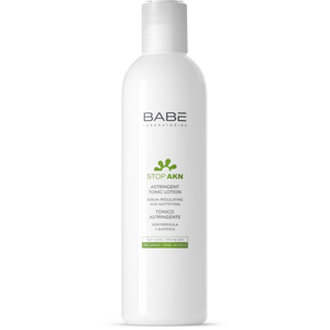 Babé Stop Akn Astringent Tonic - 250ml Ihonhoito rasvaiselle ja akneiholle Babé Stop Akn Astringent Tonic - 250ml Ihonhoito rasvaiselle ja akneiholle