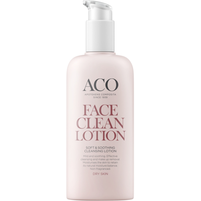 ACO Face Soft & Soothing Cleansing Lotion 200ml - Puhdistusmaito ACO Face Soft & Soothing Cleansing Lotion 200ml - Puhdistusmaito