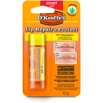 O Keeffes Lip Repair Protect & SPF 15 4,2 g O Keeffes Lip Repair Protect & SPF 15 4,2 g