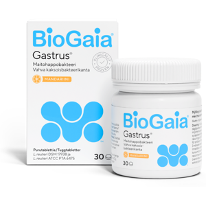 BioGaia Gastrus Probioottinen - Lactobacillus Reuteri Mandariini BioGaia Gastrus Probioottinen - Lactobacillus Reuteri Mandariini