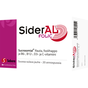 SiderAL Folic 30 mg 20 kpl SiderAL Folic 30 mg 20 kpl