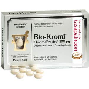 Pharma Nord Bio-Chromium 100mcg - Verensokerin tuki - Ravintolisä Pharma Nord Bio-Chromium 100mcg - Verensokerin tuki - Ravintolisä