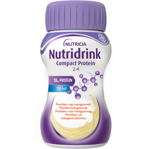 Nutridrink Fersken-Mango 4x125ml - Ravintolisäjuoma Nutridrink Fersken-Mango 4x125ml - Ravintolisäjuoma