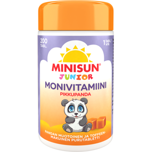Minisun Monivitamiini Toffee Pikkupanda 200 kpl Minisun Monivitamiini Toffee Pikkupanda 200 kpl