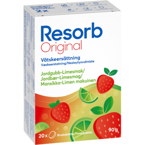 Resorb Original Mansikka-Lime 2x10 tabl. Resorb Original Mansikka-Lime 2x10 tabl.