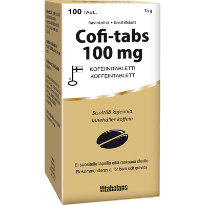 Vitabalans Cofi-tabs 100 mg 100 tabl Vitabalans Cofi-tabs 100 mg 100 tabl
