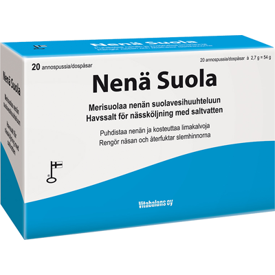 Vitabalans Nenä Suola 20x2,7 g Vitabalans Nenä Suola 20x2,7 g