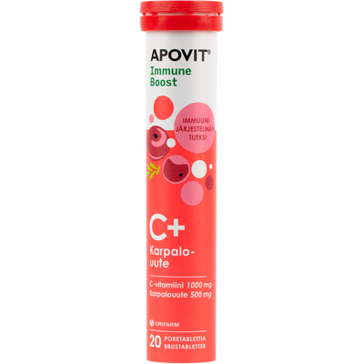 Apovit C-vitamiini-karpalopore 20 tabl Apovit C-vitamiini-karpalopore 20 tabl