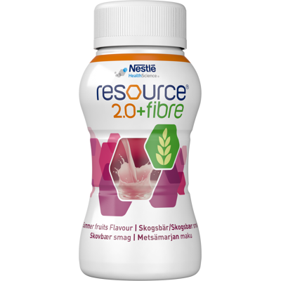Resource 2.0+ Fibre Marja 4x200ml - Ravintolisäjuoma Resource 2.0+ Fibre Marja 4x200ml - Ravintolisäjuoma