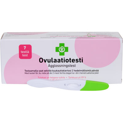 APTEEKKI Ovulaatiotesti 7 kpl/pakkaus APTEEKKI Ovulaatiotesti 7 kpl/pakkaus