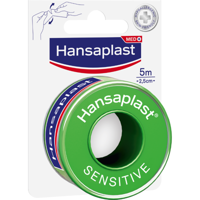 Hansaplast Sensitive kiinnitysteippi (ME 10) 1 rll Hansaplast Sensitive kiinnitysteippi (ME 10) 1 rll
