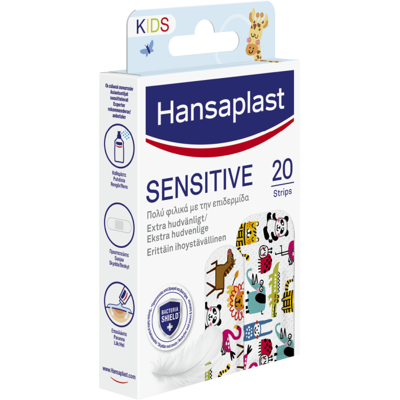 Hansaplast Sensitive Strips Kids 20 kpl Hansaplast Sensitive Strips Kids 20 kpl