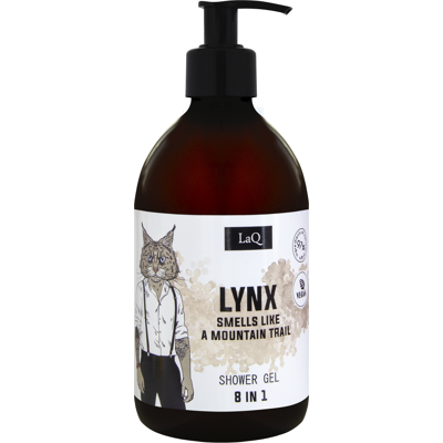 LaQ Lynx 8 in 1 suihkugeeli miehille 500 ml LaQ Lynx 8 in 1 suihkugeeli miehille 500 ml